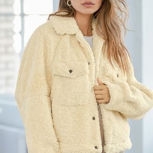 New with Tag- Free People Teddy Swing Jacket